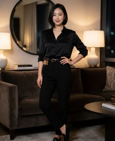 Ji Woo, 31, bạn đồng hành AI hư cấu